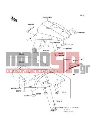 KAWASAKI - NINJA® ZX™-14R ABS 2014 - Body Parts - Seat