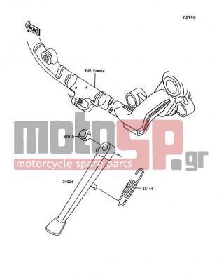 KAWASAKI - VULCAN 1500 L 1996 -  - Stand(s) - 92144-1293 - SPRING,SIDE STAND