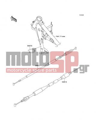 KAWASAKI - KX™65 2013 -  - Cables - 54012-0095 - CABLE-THROTTLE