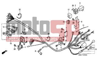 HONDA - C90 (GR) 1996 - Electrical - WIRE HARNESS (C90P/T)
