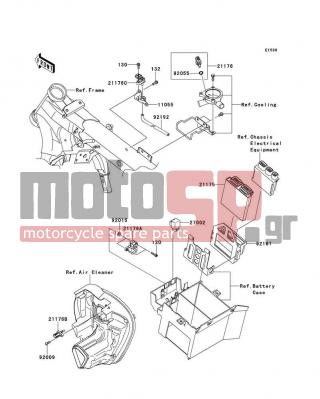 KAWASAKI - VULCAN® 1700 NOMAD™ 2013 - Engine/Transmission - Fuel Injection - 92015-1757 - NUT,WELL,5MM