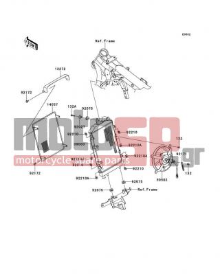 KAWASAKI - VULCAN® 1700 NOMAD™ 2013 - Κινητήρας/Κιβώτιο Ταχυτήτων - Radiator - 39060-0059 - RADIATOR