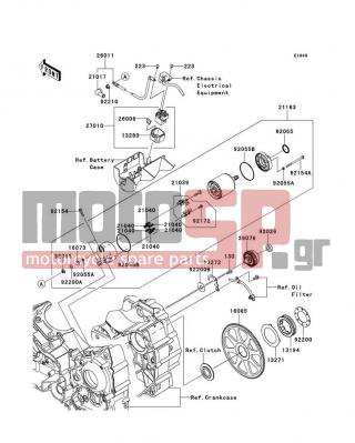 KAWASAKI - VULCAN® 1700 NOMAD™ 2013 -  - Starter Motor - 13280-1263 - HOLDER