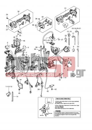 SUZUKI - AN650A (E2) ABS Burgman 2009 - Electrical - WIRING HARNESS (AN650K6/K7/K8/K9/L0 E2/E19/P37)