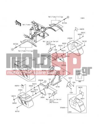 KAWASAKI - VULCAN® 900 CLASSIC LT 2013 - Body Parts - Saddlebags