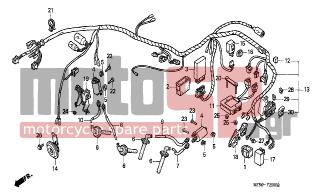 HONDA - VF750C  (ED) 1999 - Electrical - WIRE HARNESS