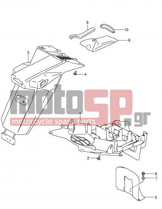 SUZUKI - SV650 (E2) 2003 - Body Parts - REAR FENDER (MODEL K3) - 09116-06098-000 - BOLT