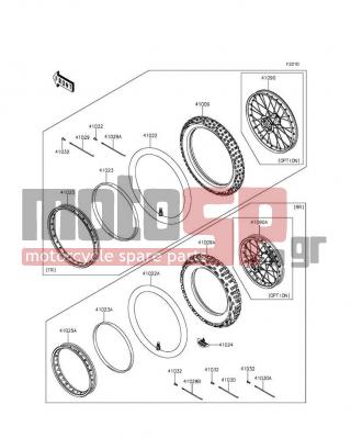 KAWASAKI - KLX®140L 2012 -  - Wheels/Tires