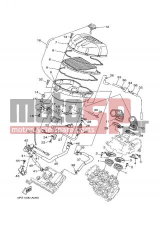 YAMAHA - TDM 900 (GRC) 2002 - Engine/Transmission - INTAKE - 5PS-82386-00-00 - Extension, Wire Harness