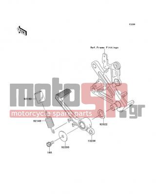 KAWASAKI - NINJA® ZX™-10R 2012 -  - Brake Pedal/Torque Link