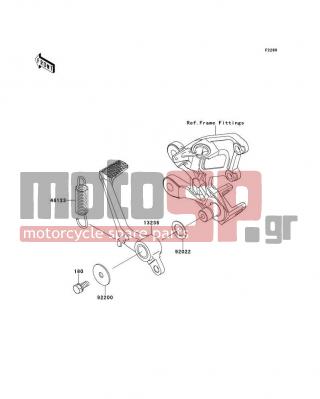 KAWASAKI - NINJA® ZX™-14R 2012 -  - Brake Pedal/Torque Link