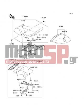 KAWASAKI - NINJA® ZX™-6R 2012 - Body Parts - Seat