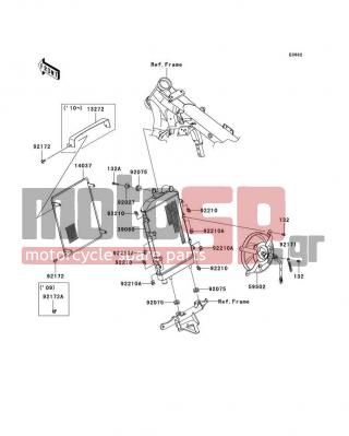 KAWASAKI - VULCAN® 1700 NOMAD™ 2012 - Κινητήρας/Κιβώτιο Ταχυτήτων - Radiator