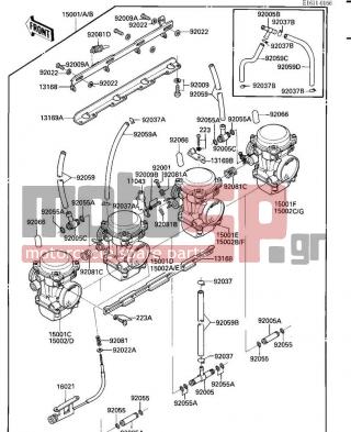 KAWASAKI - NINJA® 1985 - Κινητήρας/Κιβώτιο Ταχυτήτων - CARBURETOR ASSY