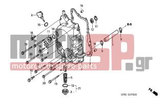 HONDA - SH125 (ED) 2004 - Κινητήρας/Κιβώτιο Ταχυτήτων - RIGHT CRANKCASE COVER - 15426-GE1-920 - SPRING, OIL FILTER SCREEN