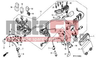 HONDA - XRV750 (IT) Africa Twin 1995 - Ηλεκτρικά - WIRE HARNESS/ IGNITION COIL (1)
