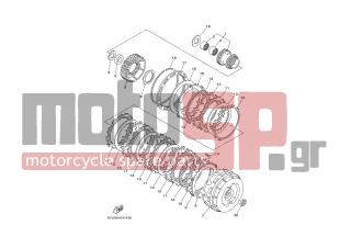 YAMAHA - XP500 T-MAX ABS (GRC) 2008 - Engine/Transmission - CLUTCH - 5GJ-16537-30-00 - Plate, Spring Stopper