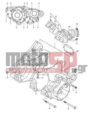 SUZUKI - RM250 (E2) 2002 - Κινητήρας/Κιβώτιο Ταχυτήτων - CRANKCASE - 09103-06245-000 - BOLT (L:65)