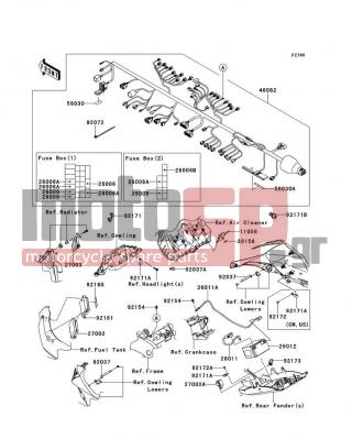KAWASAKI - NINJA® ZX™-10R 2011 -  - Chassis Electrical Equipment(JBF)