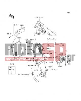 KAWASAKI - VULCAN® 1700 CLASSIC 2011 - Κινητήρας/Κιβώτιο Ταχυτήτων - Radiator