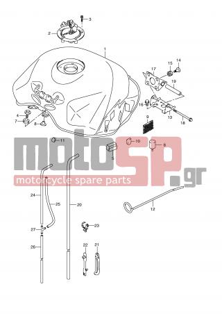 SUZUKI - GSR750 (E21) 2011 - Body Parts - FUEL TANK (GSR750L1 E21)