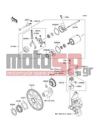 KAWASAKI - VULCAN® 2000 CLASSIC LT 2010 -  - Starter Motor - 92055-1381 - RING-O,STARTER MOTOR