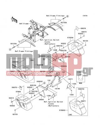 KAWASAKI - VULCAN® 900 CLASSIC LT 2010 - Body Parts - Saddlebags(DAF)