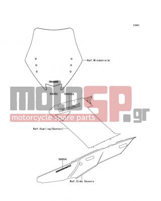 KAWASAKI - CONCOURS™ 14 2009 - Body Parts - Decals