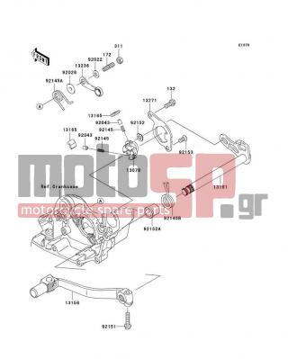 KAWASAKI - KX™450F 2009 - Κινητήρας/Κιβώτιο Ταχυτήτων - Gear Change Mechanism