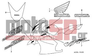 HONDA - VFR800 (ED) 2006 - Body Parts - MARK(1)