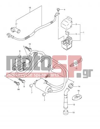 SUZUKI - GSF600S (E2) 2003 - Electrical - ELECTRICAL - 09180-06095-000 - SPACER, IGN COIL (6X12X10)