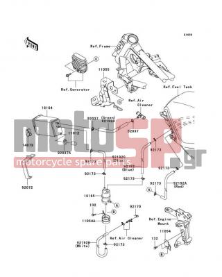 KAWASAKI - NINJA® 250R 2008 - Body Parts - Fuel Evaporative System(J8F)