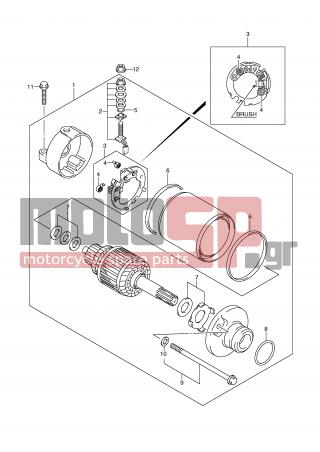SUZUKI - GSR600A (E2) 2008 - Electrical - STARTING MOTOR (MODEL K8/K9/L0) - 31264-13E00-000 - O RING