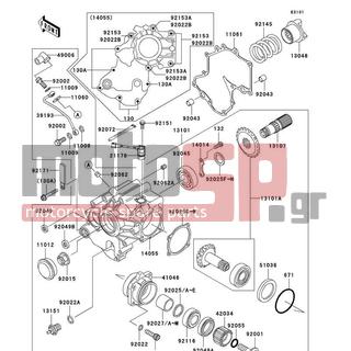 KAWASAKI - VULCAN® 1600 NOMAD™ 2008 - Κινητήρας/Κιβώτιο Ταχυτήτων - Front Bevel Gear - 21176-0037 - SENSOR,SPEED