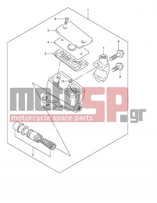 SUZUKI - GSF600S (E2) 2003 - Brakes - FRONT MASTER CYLINDER (Model W-X) - 59664-48B00-000 - PROTECTOR
