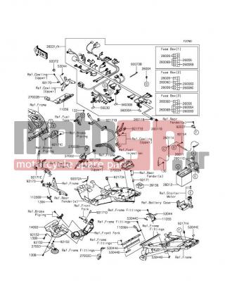 KAWASAKI - CONCOURS®14 ABS 2015 -  - Chassis Electrical Equipment - 27002-1086 - RELAY-ASSY