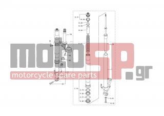 YAMAHA - FZ1-S 1000 (GRC) 2007 - Suspension - FRONT FORK - 4PU-23145-01-00 - Oil Seal