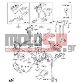 KAWASAKI - CANADA ONLY 2004 -  - Ignition Switch - 92153-S012 - BOLT