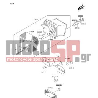 KAWASAKI - CANADA ONLY 2004 -  - Taillight(s) - 11061-S089 - GASKET,LENS