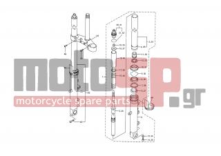 YAMAHA - YZF R6 (GRC) 2001 - Suspension - FRONT FORK