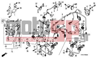 HONDA - SH300A (ED) ABS 2007 - Electrical - WIRE HARNESS