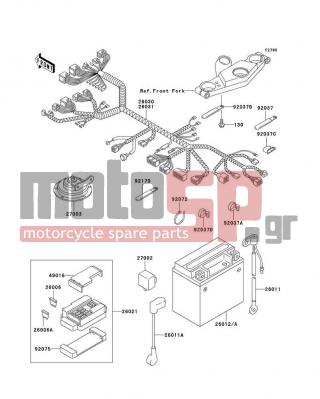 KAWASAKI - ZZR600 2004 -  - Chassis Electrical Equipment - 26021-1089 - JUNCTION BOX