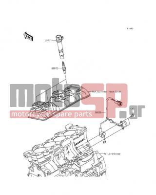 KAWASAKI - NINJA® ZX™-6R ABS 30TH ANNIVERSARY 2015 -  - Ignition System - 21171-0021 - COIL-ASSY-IGNITION