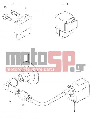 SUZUKI - AG100 X (E71) Address 1999 - Electrical - ELECTRICAL - 33410-41D00-000 - UNIT & COIL ASSY, IGNITION