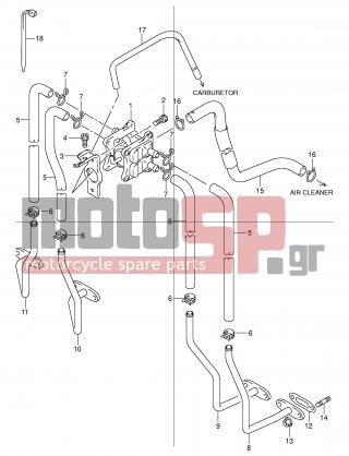 SUZUKI - GSF600S (E2) 2003 - Engine/Transmission - SECOND AIR - 18420-31F00-000 - PIPE, 2ND AIR NO.2
