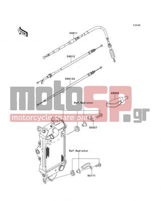 KAWASAKI - KLX®250S 2014 -  - Cables - 49006-1017 - BOOT,LEVER HOLDER