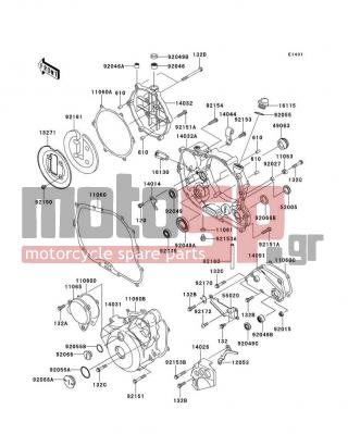 KAWASAKI - KLX®250S 2014 - Engine/Transmission - Engine Cover(s) - 14032-0004 - COVER-CLUTCH