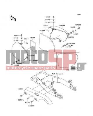 KAWASAKI - W650 2001 - Body Parts - Side Covers/Chain Cover