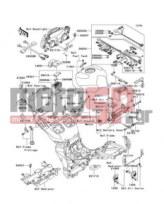 KAWASAKI - NINJA® ZX™-12R 2000 -  - Chassis Electrical Equipment - 130V0610 - BOLT-FLANGED,6X10