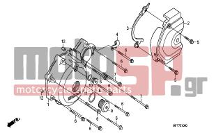 HONDA - XL700V (ED) TransAlp 2009 - Κινητήρας/Κιβώτιο Ταχυτήτων - LEFT CRANKCASE COVER - 94301-08140- - DOWEL PIN, 8X14